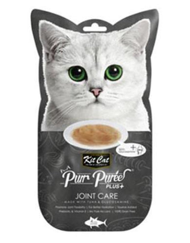 Kit Cat Purr Puree Plus+ Joint Care (Tuna & Glucosamine) | Perromart Online Pet Store Singapore