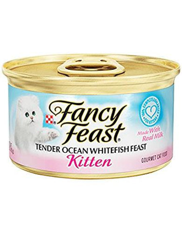 Fancy Feast Kitten Tender Ocean Whitefish Cat Canned Food 85g | Perromart Online Pet Store Singapore
