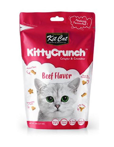 Kitty Krunch Beef Flavor Crispier & Crunchier Cat Treat ( 60g )  | Perromart Online Pet Store Singapore