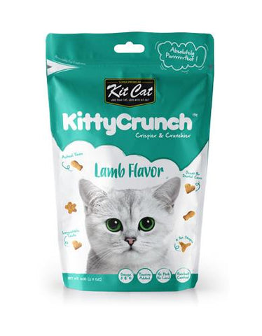 Kitty Krunch Lamb Flavor Crispier & Crunchier Cat Treat ( 60g )  | Perromart Online Pet Store Singapore