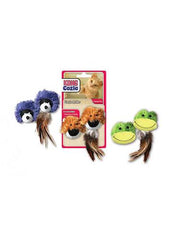 Kong Cozie Cat Rollers (Frog/Raccoon/Bear) Cat Toys