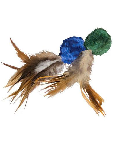 Kong Crinkle Ball w/Feathers Cat Toy | Perromart Online Pet Store Singapore