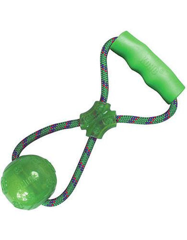 Kong Squeezz Ball w/ Handle Dog Toy | Perromart Online Pet Store Singapore