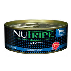 Nutripe Fit Lamb And Green Lamb Tripe Canned Dog Food 95g - Perromart