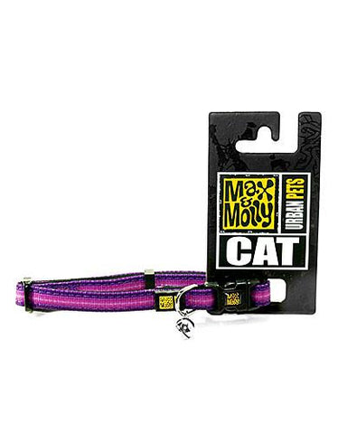 Max & Molly Booster Purple Cat Collar | Perromart Online Pet Store Singapore
