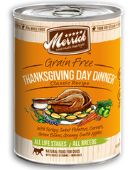 Merrick Grain Free Thanksgiving Day Dinner Recipe - 374g | Perromart Online Pet Store Singapore