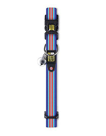 Max & Molly Hampton Strip Blue Cat Collar | Perromart Online Pet Store Singapore