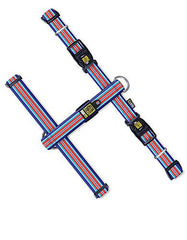 Max & Molly Hampton Strip Blue Dog Harness | Perromart Online Pet Store Singapore