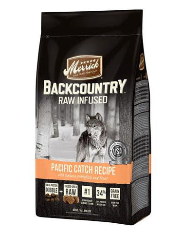 Merrick Backcountry Raw Infused Pacific Catch Recipe | Perromart Online Pet Store Singapore