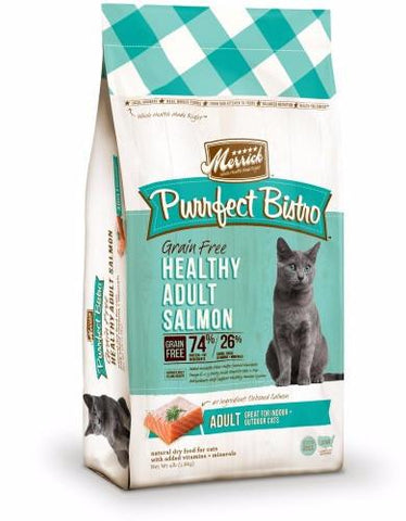 Merrick Purrfect Bistro Grain Free Healthy Adult Salmon Dry Cat Food | Perromart Online Pet Store Singapore