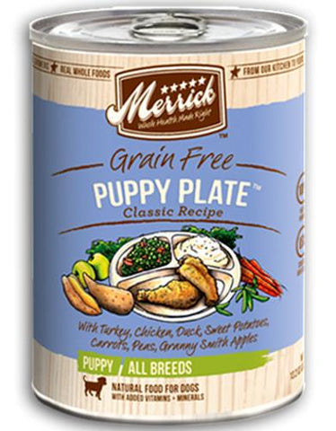 Merrick Grain Free Puppy Plate Recipe - 374g | Perromart Online Pet Store Singapore