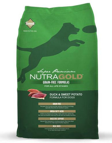 NutraGold Grain Free Duck & Sweet Potato Dry Dog Food | Perromart Online Pet Store Singapore