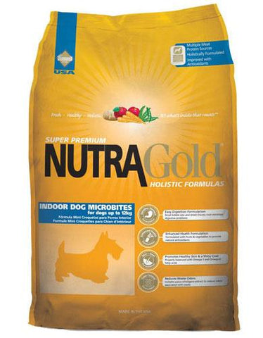 NutraGold Holistic Indoor Adult Microbites Dry Dog Food | Perromart Online Pet Store Singapore