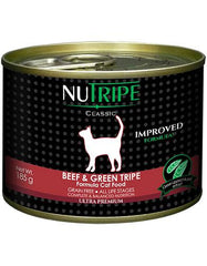 Nutripe Classic Beef & Green Tripe with GLM Cat Wet Food | Perromart Online Pet Store Singapore