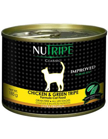 Nutripe Classic Chicken & Green Tripe with GLM Cat Wet Food | Perromart Online Pet Store Singapore