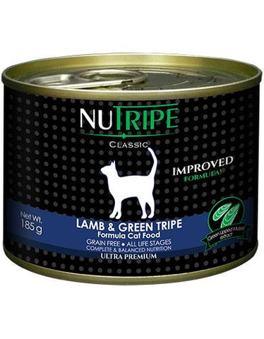 Nutripe Classic Lamb & Green Tripe with GLM Cat Wet Food | Perromart Online Pet Store Singapore