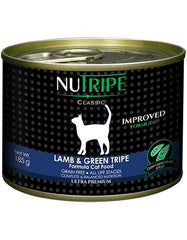 Nutripe Classic Lamb & Green Tripe with GLM Cat Wet Food | Perromart Online Pet Store Singapore