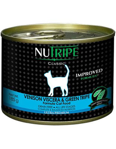 Nutripe Classic Venison & Green Tripe with GLM Cat Wet Food | Perromart Online Pet Store Singapore