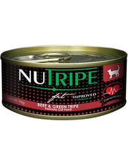 Nutripe Fit Beef & Green Tripe with CoQ10 Cat Wet Food | Perromart Online Pet Store Singapore