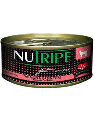 Nutripe Fit Salmon & Green Tripe with CoQ10 Cat Wet Food | Perromart Online Pet Store Singapore