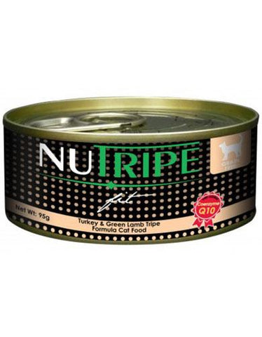 Nutripe Fit Turkey & Green Tripe with CoQ10 Cat Wet Food | Perromart Online Pet Store Singapore