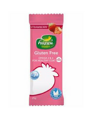Happi Doggy Gluten Free Strawberry Dental Chew For Dogs
