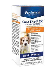 PetArmor® Sure Shot® 2X Liq Wormer Dog 2oz | Perromart Online Pet Store Singapore