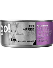 Petcurean Go! Fit+Free Chicken &Turkey & Duck Pate Canned Cat Food | Perromart Online Pet Store Singapore