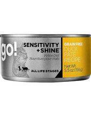 Petcurean Go! Sensitivity+Shine Duck Pate Canned Cat Food | Perromart Online Pet Store Singapore