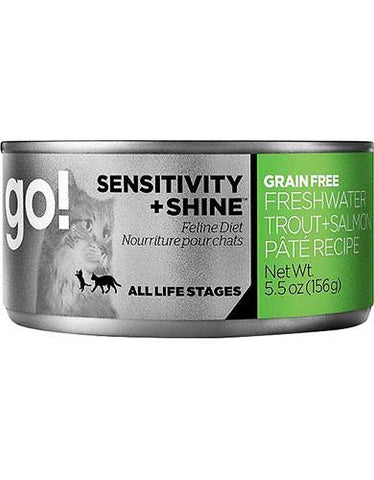 Petcurean Go! Sensitivity+Shine Trout & Salmon Pate Canned Cat Food | Perromart Online Pet Store Singapore