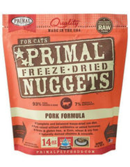 Primal: Freeze-Dried Feline Pork Nuggets 14oz | Perromart Online Pet Store Singapore