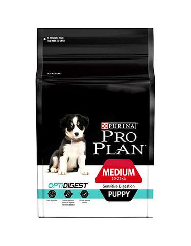 Pro Plan OptiDigest Sensitive Digestion Medium Puppy Dry Dog Food | Perromart Online Pet Store Singapore