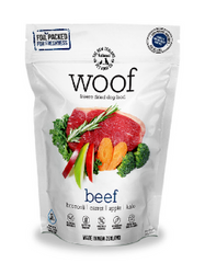 WOOF Freeze Dried Raw Beef Dog Dry Food (2 Sizes)