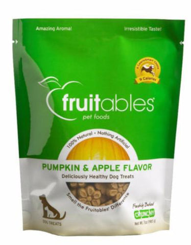 Fruitables Pumpkin & Apple Dog Treats - Perromart