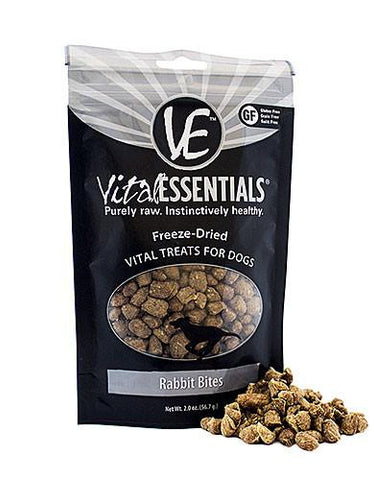 Vital Essentials Freeze Dried Rabbit Bites Dog Treat | Perromart Online Pet Store Singapore