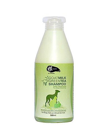 Roots All Natural Goat Milk Green Tea Shampoo | Perromart Online Pet Store Singapore