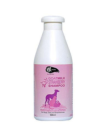 Roots All Natural Goat Milk Strawberry Shampoo | Perromart Online Pet Store Singapore