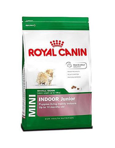 Royal Canin Mini Indoor Junior Dry Dog Food | Perromart Online Pet Store Singapore