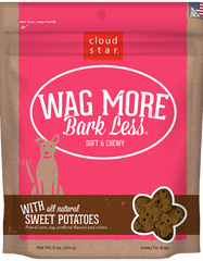 Cloud Star Wag More Bark Less Soft & Chewy Dog Treats Sweet Potatoes 170g