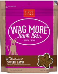 Cloud Star Wag More Bark Less Soft & Chewy Dog Treats Savory Lamb 170g