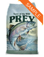 Taste of the Wild Prey Trout Grain Free Dry Dog Food (Limited Ingredient Diet) Sample