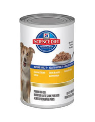 Hill's Science Diet Mature Adult 7+ Gourmet Chicken Entree Canned Dog Food | Perromart Online Pet Store Singapore