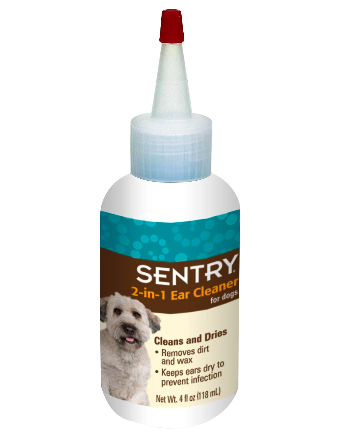 Sentry 2-in-1 Ear Cleaner for Dogs 4oz