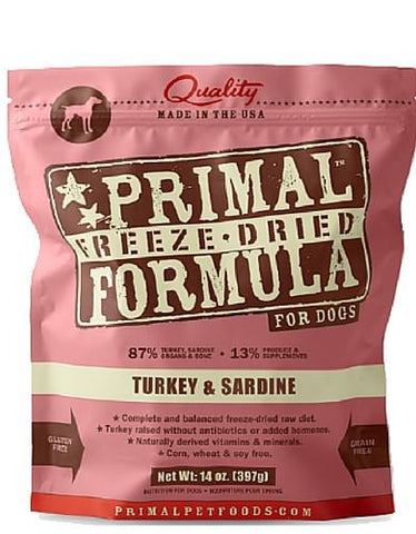 Primal Freeze-Dried Turkey & Sardine Nuggets - Buy 1 Get 1 Free - Perromart