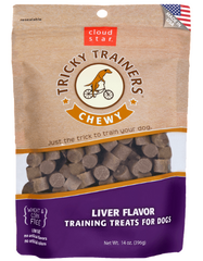 Cloud Star Chewy Tricky Trainers Dog Treats Liver 142g