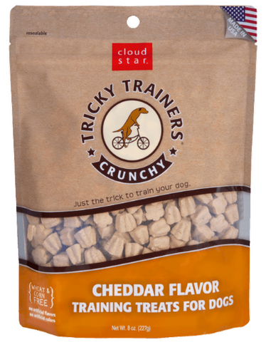Cloud Star Crunchy Tricky Trainers Dog Treats Cheddar 227g