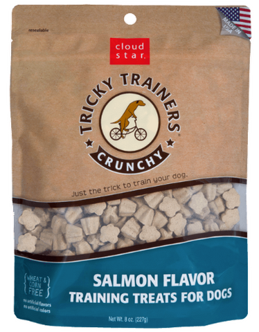 Cloud Star Crunchy Tricky Trainers Dog Treats Salmon 227g