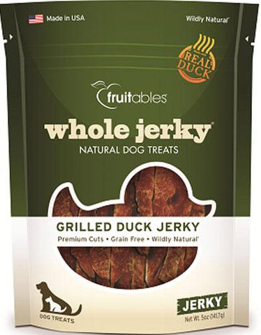 Fruitables Whole Jerky Dog Treats In Grilled Duck - Perromart