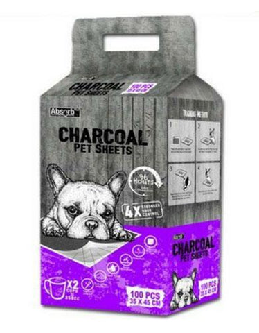 Absorb Charcoal Plus Pet Sheets Carton | Perromart Online Pet Store Singapore