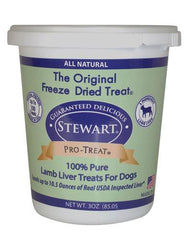 Stewart Lamb Liver Dog Freeze Dried Pro Treat | Perromart Online Pet Store Singapore